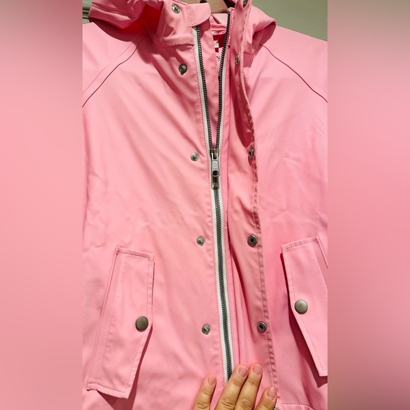 HANNA ANDERSSON Hello Rain Waterproof Jacket for Kids size US 5 rose pink - Picture 6 of 11